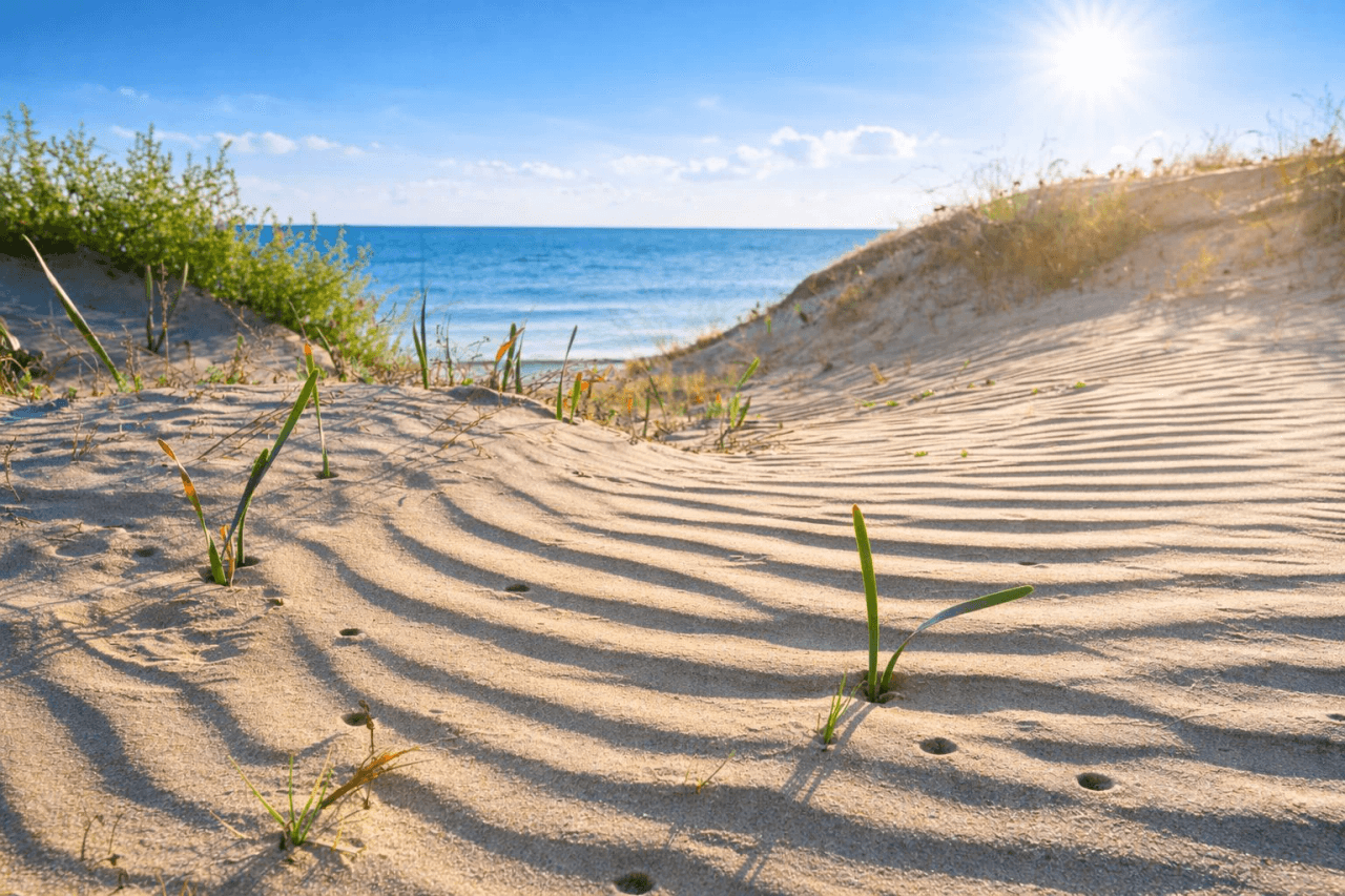Strandnahe Wohnung mit zwei Sonnenterrassen und Garage in Oliva Playa